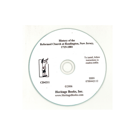 CD-History of the Reformed Church at Readington, New Jersey, 1719-1881