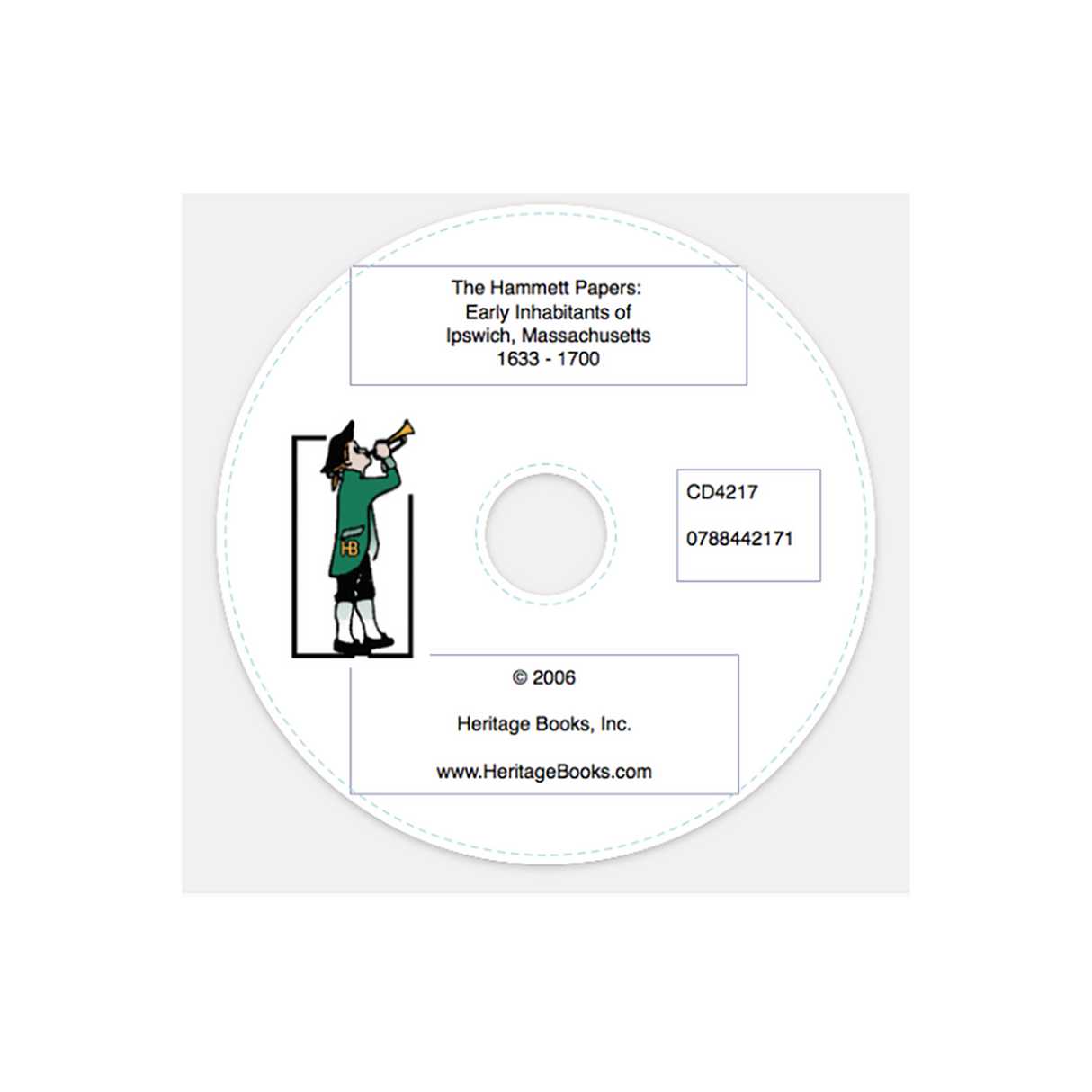 CD-The Hammatt Papers: Early Inhabitants of Ipswich, Massachusetts, 1633-1700