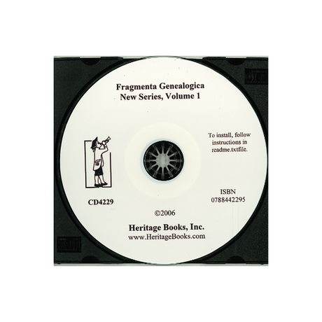 CD-Fragmenta Genealogica, New Series, Volume 1