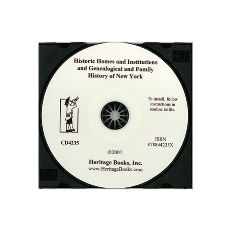 CD-Historic Homes and Institutions and Genealogical and Family History of New York