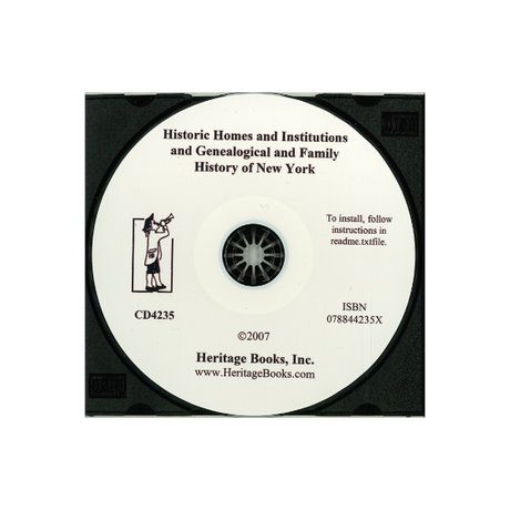 CD-Historic Homes and Institutions and Genealogical and Family History of New York