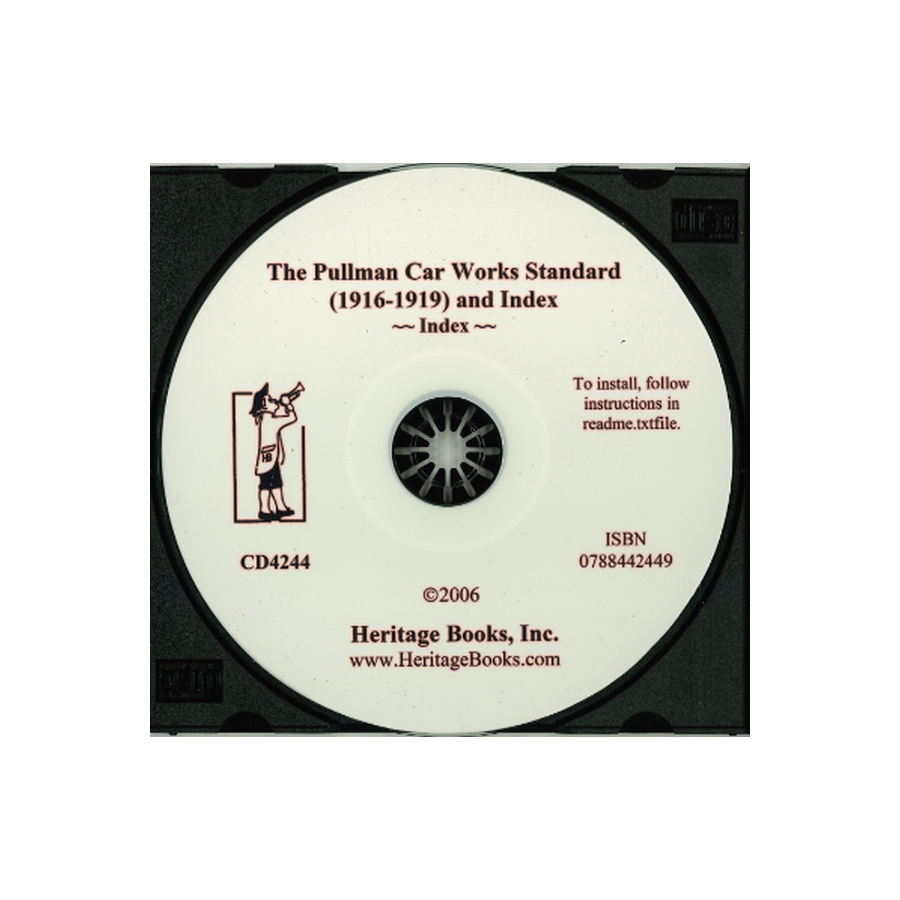 CD-The Pullman Car Works Standard (1916-1919), Index Volume, disc 7