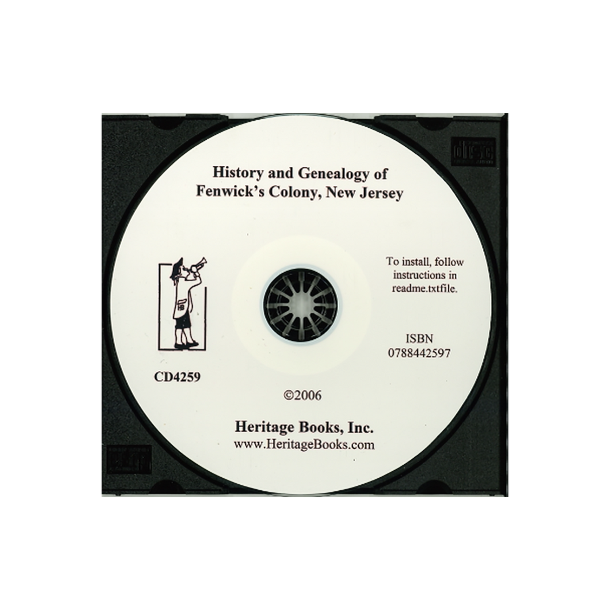 CD-History and Genealogy of Fenwick's Colony, New Jersey