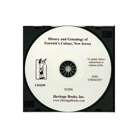 CD-History and Genealogy of Fenwick's Colony, New Jersey