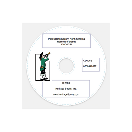 CD-Pasquotank County, North Carolina Record of Deeds, 1700-1751