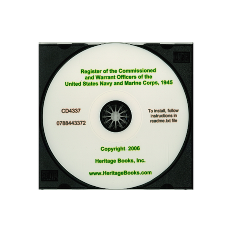 CD-Register of Commissioned and Warrant Officers of the United States Navy and Marine Corps, 1945