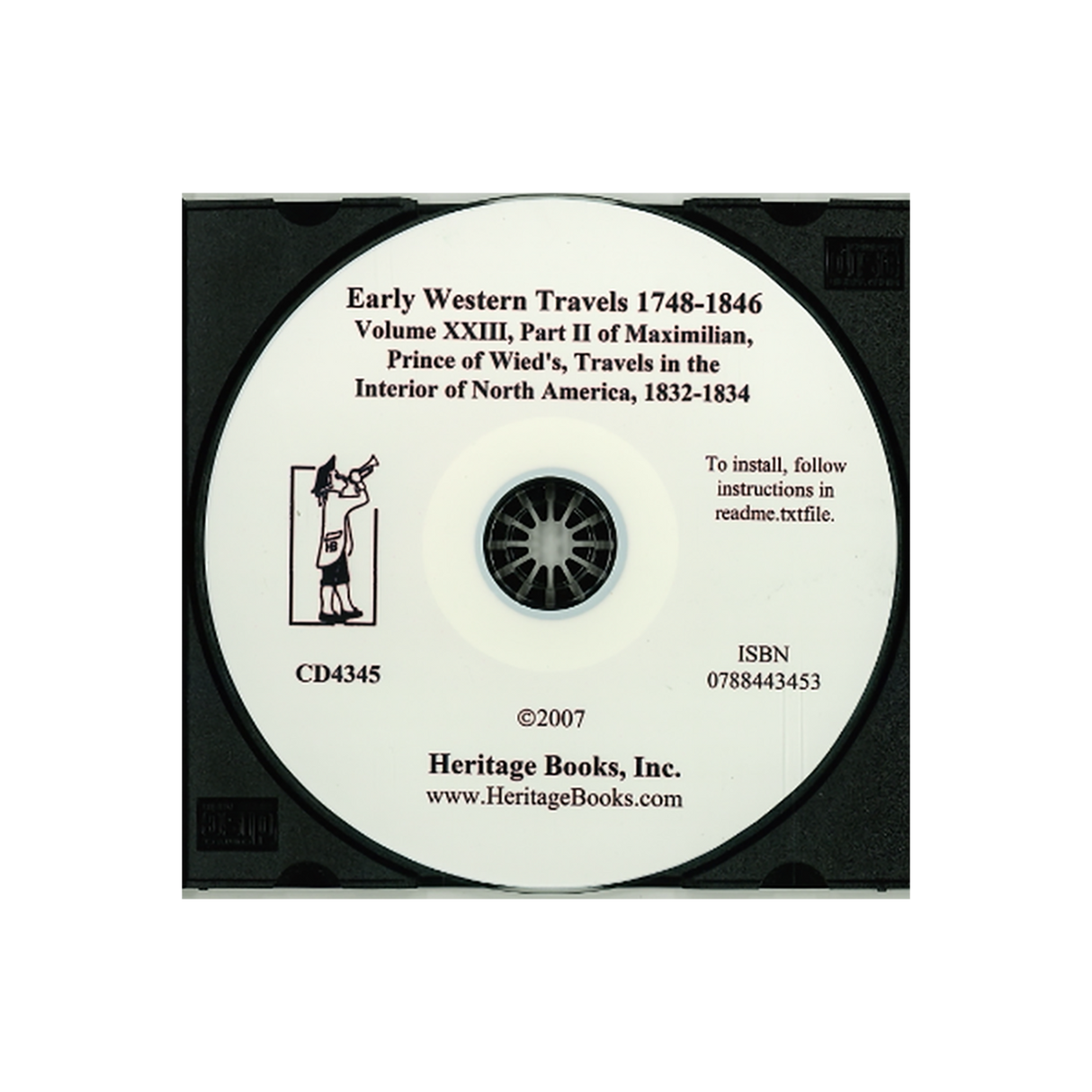 CD-Early Western Travels, 1748-1846, Volume XXIII: Part II of Maximilian, Prince of Wied's, Travels in the Interior of North America, 1832-1834