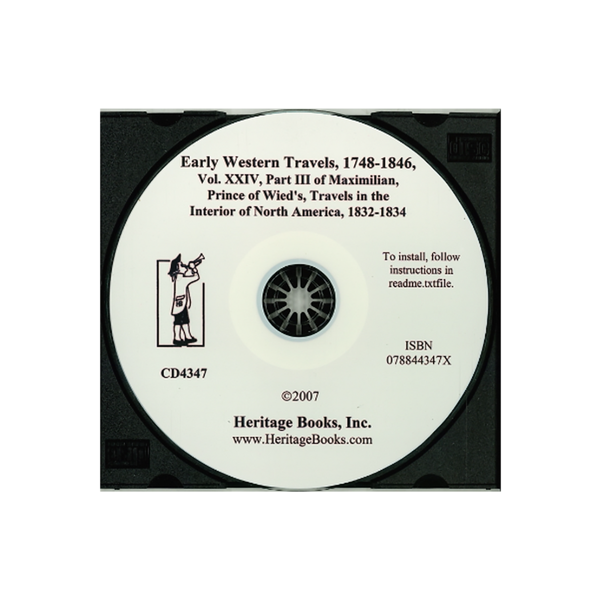 CD-Early Western Travels, 1748-1846, Volume XXIV: Part III of Maximilian, Prince of Wied's, Travels in the Interior of North America, 1832-1834