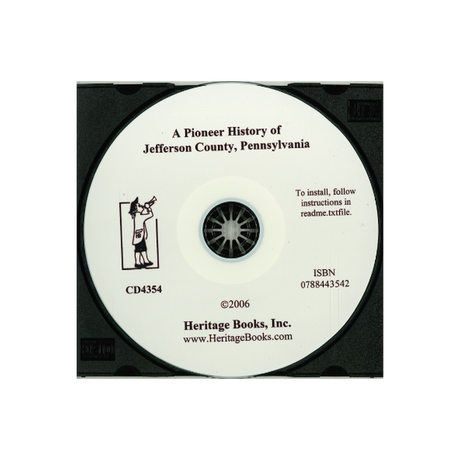 CD-A Pioneer History of Jefferson County, Pennsylvania