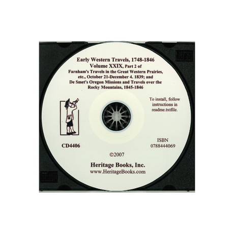 CD-Early Western Travels, 1748-1846, Volume XXIX