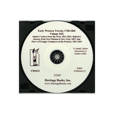 CD-Early Western Travels, 1748-1846, Volume XIX: Ogden's Letters