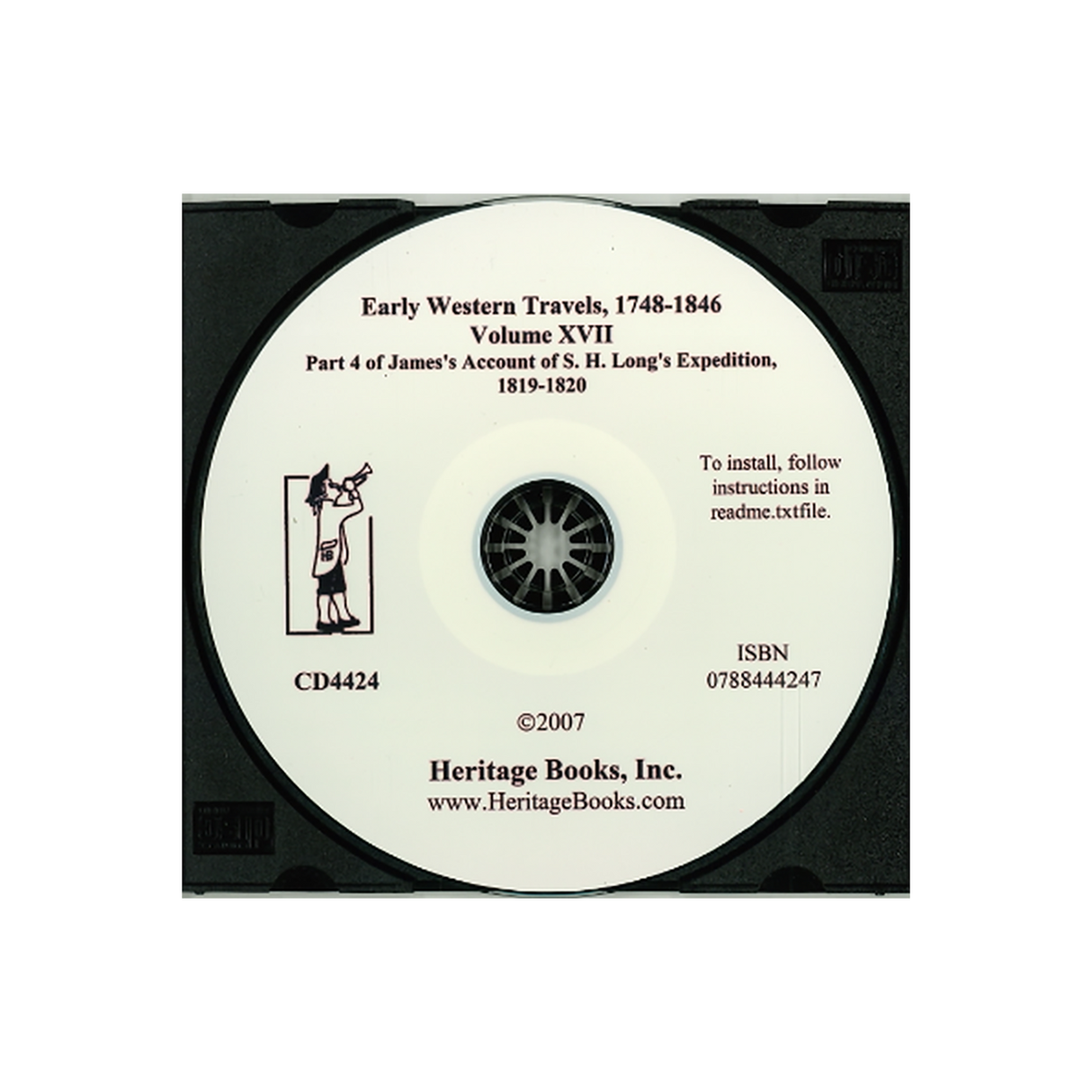 CD-Early Western Travels, 1748-1846, Volume XVII: Part IV of James's Account of S. H. Long's Expedition, 1819-1820