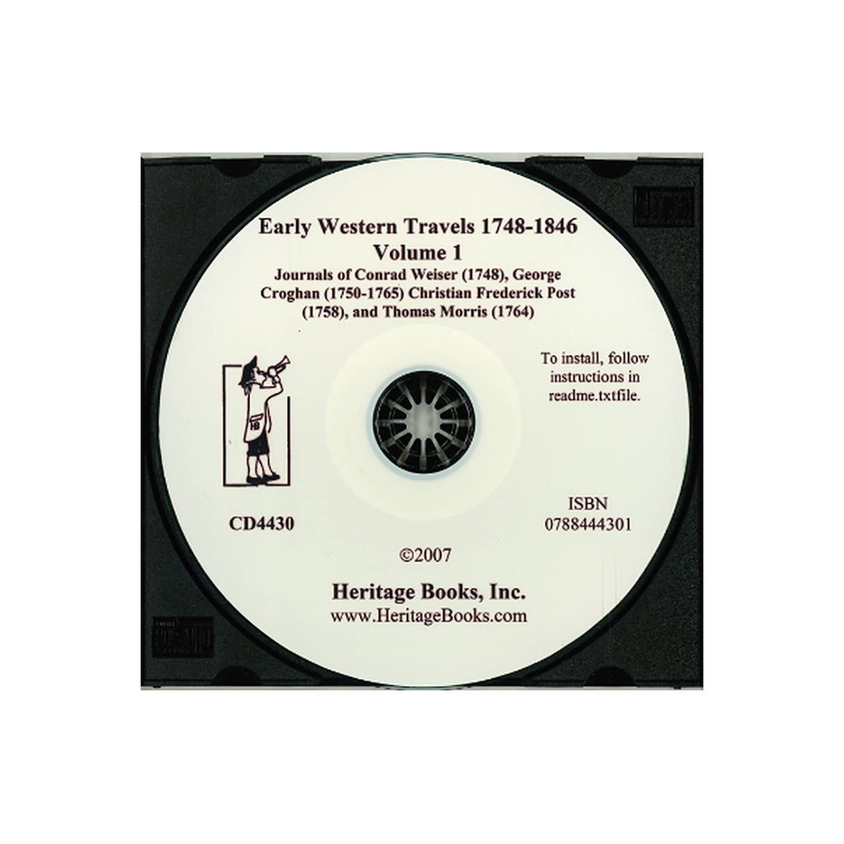 CD-Early Western Travels, 1748-1846, Volume I