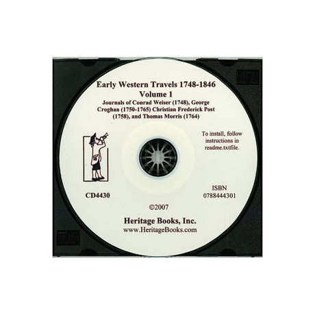 CD-Early Western Travels, 1748-1846, Volume I