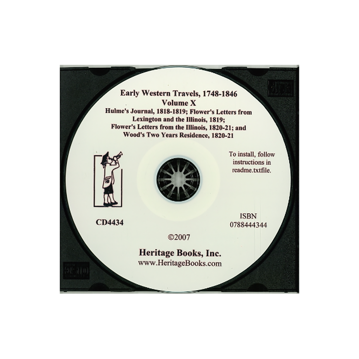 CD-Early Western Travels, 1748-1846, Volume X