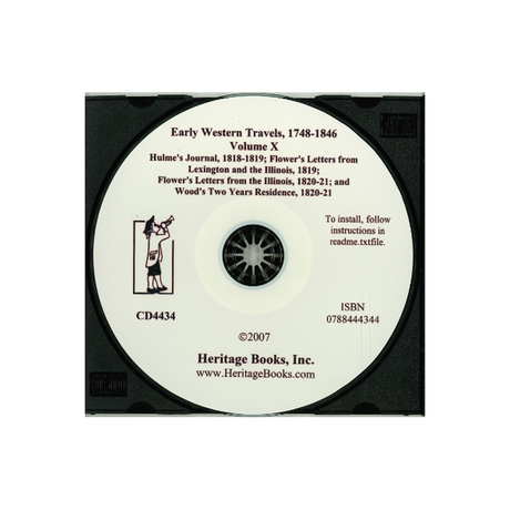 CD-Early Western Travels, 1748-1846, Volume X