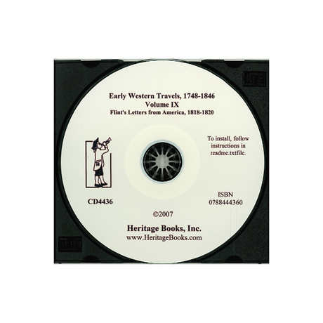 CD-Early Western Travels, 1748-1846, Volume IX: Flint's Letters from America, 1818-1820