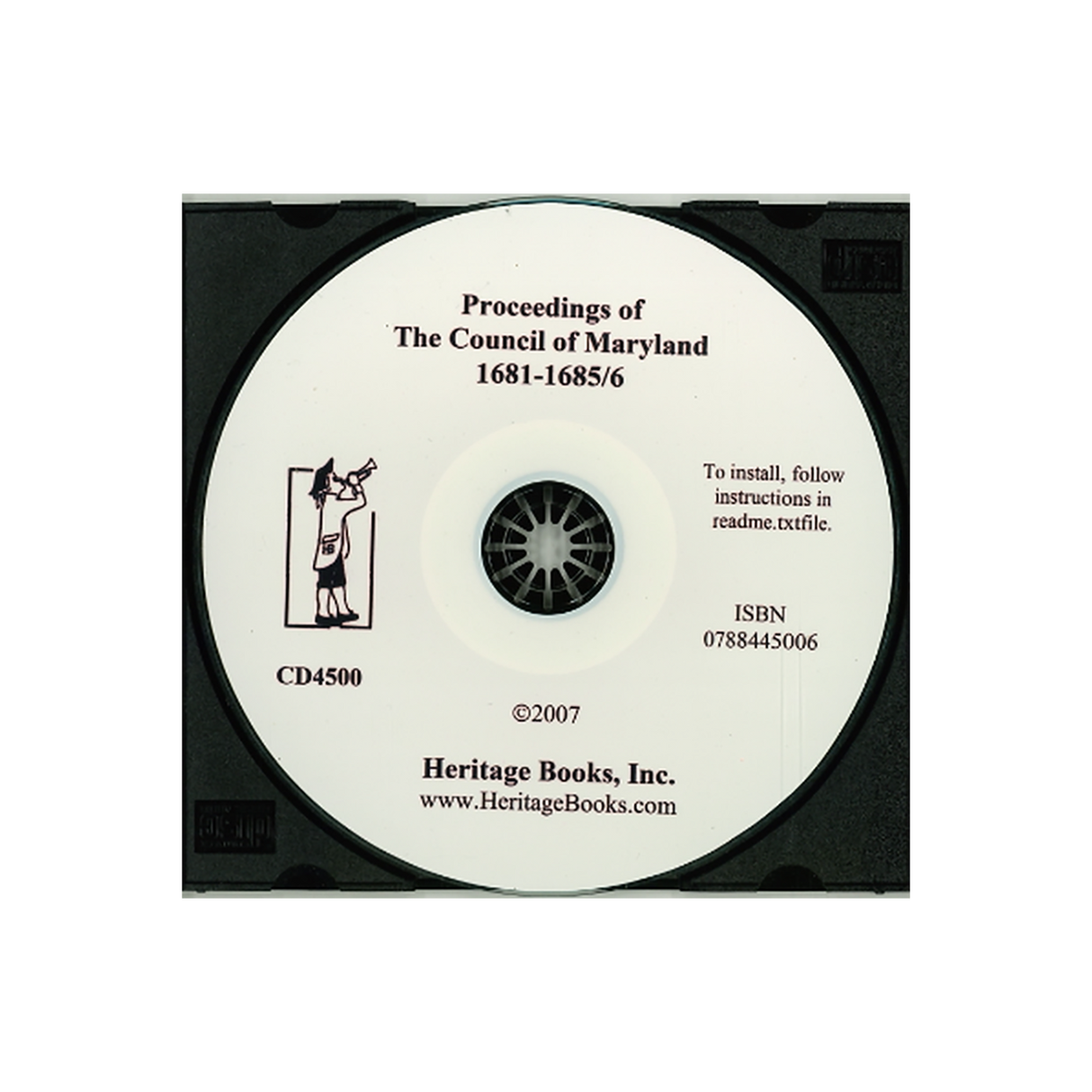 CD-Archives of Maryland, Volume XVII: Proceedings of the Council of Maryland, 1681-1685/6