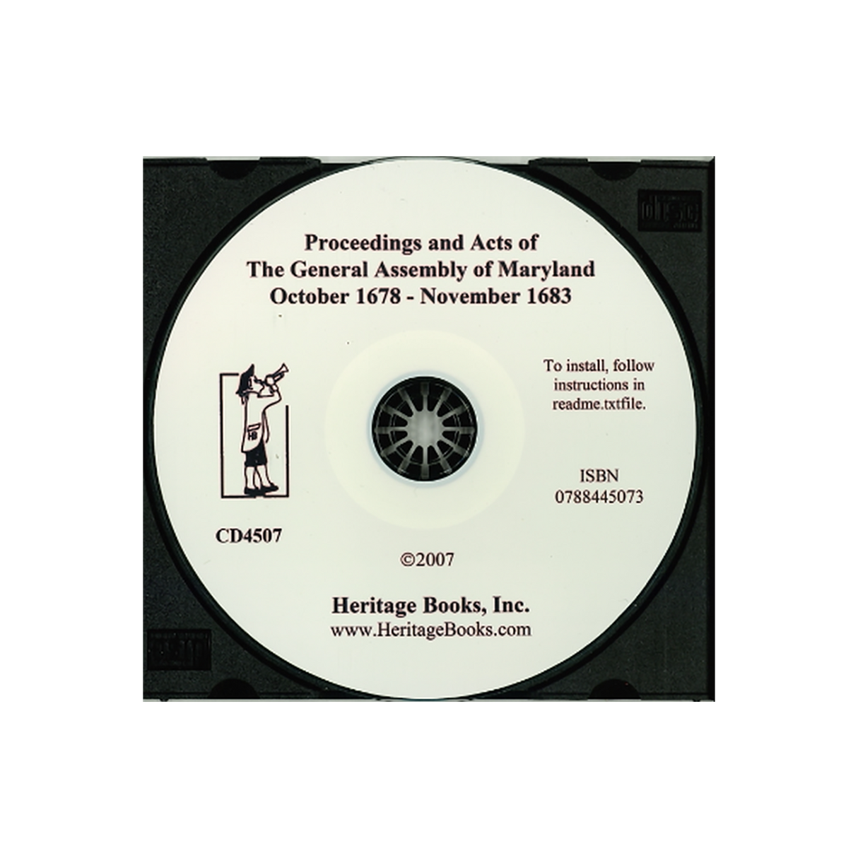 CD-Archives of Maryland, Volume VII: Proceedings and Acts of the General Assembly of Maryland, October 1678-November 1683
