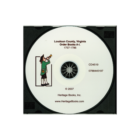 CD-Loudoun County, Virginia Order Books A-I, 1757-1786