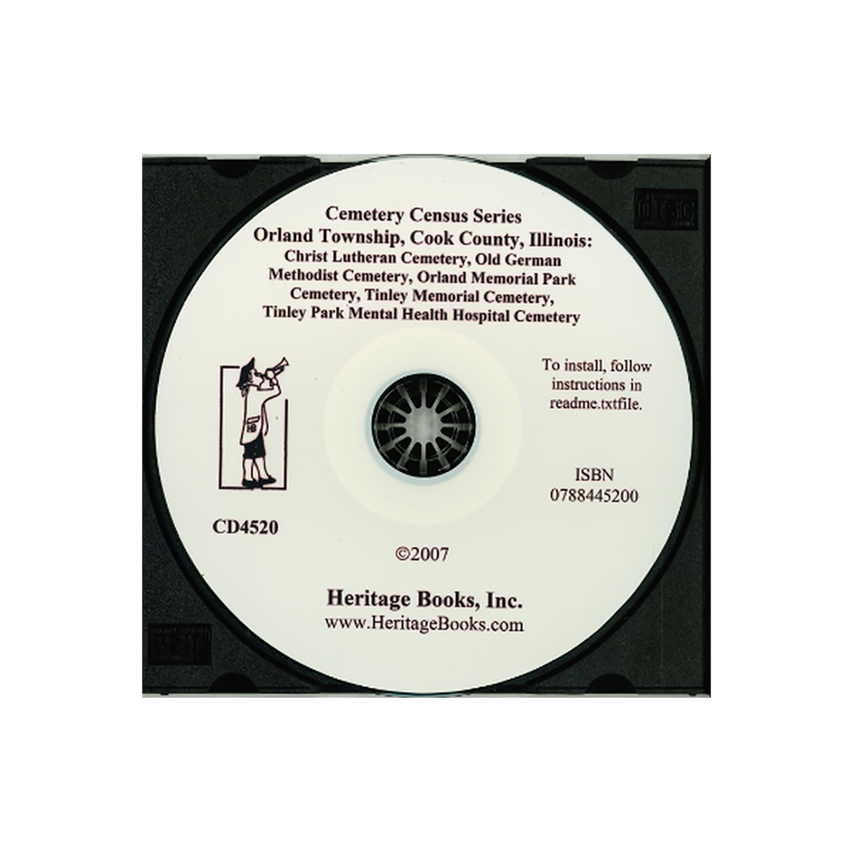 CD-Cemetery Census Series, Orland Township, Cook County, Illinois