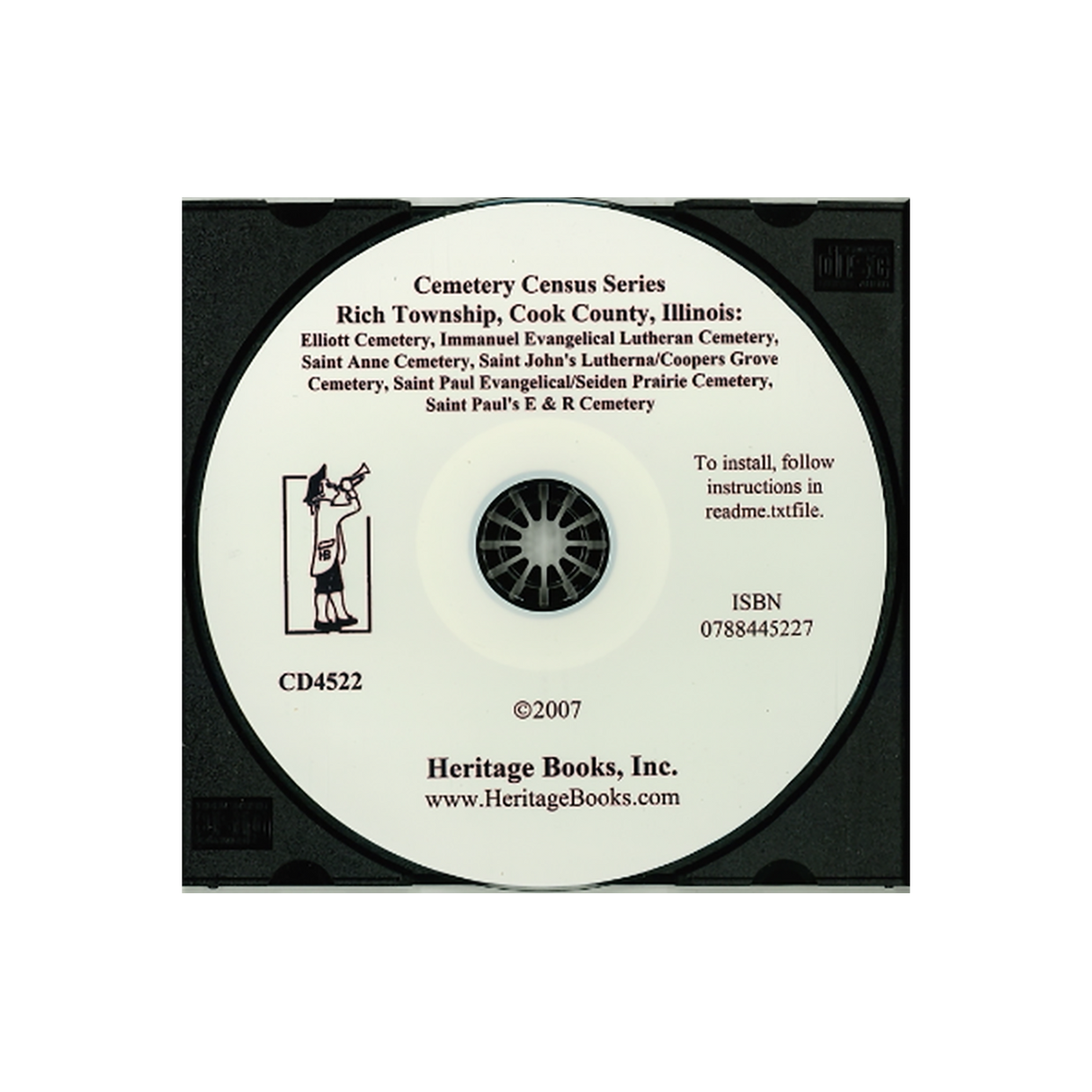 CD-Cemetery Census Series, Rich Township, Cook County, Illinois