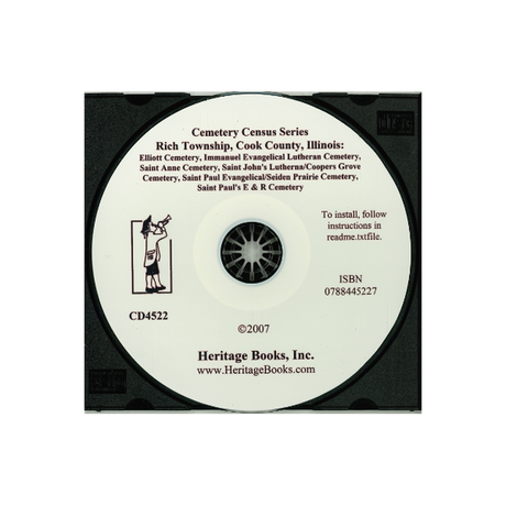 CD-Cemetery Census Series, Rich Township, Cook County, Illinois