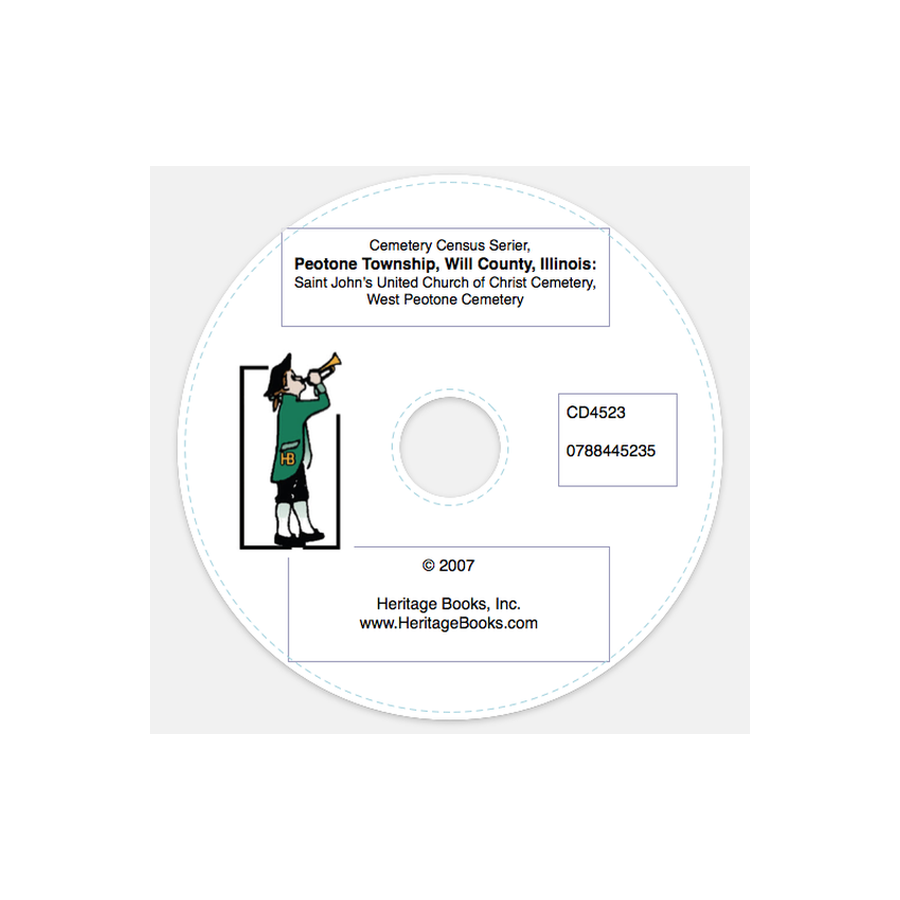 CD-Cemetery Census Series, Peotone Township, Will County, Illinois: Saint John's United Church of Christ Cemetery, West Peotone Cemetery