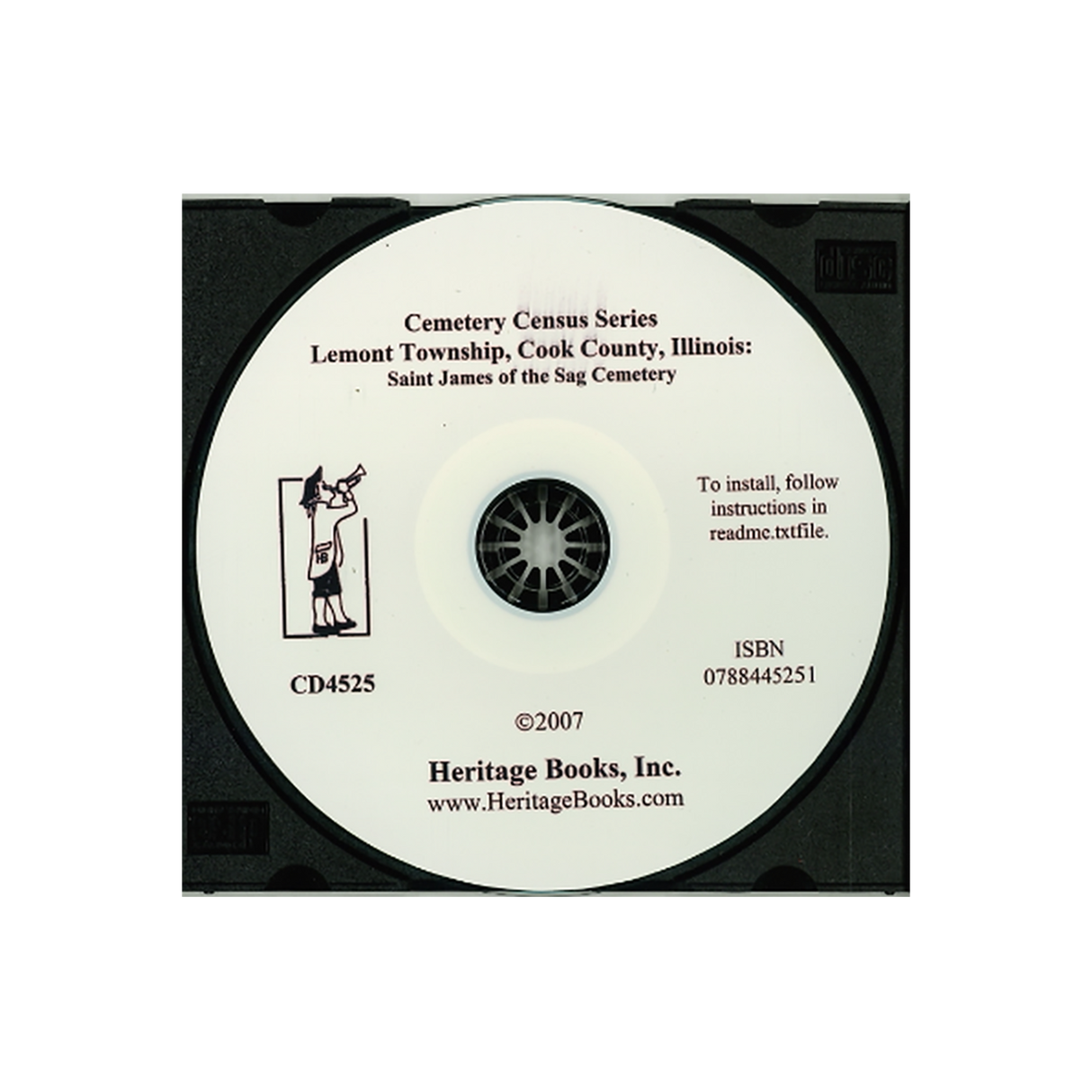 CD-Cemetery Census Series, Lemont Township, Cook County, Illinois: Saint James of the Sag Cemetery