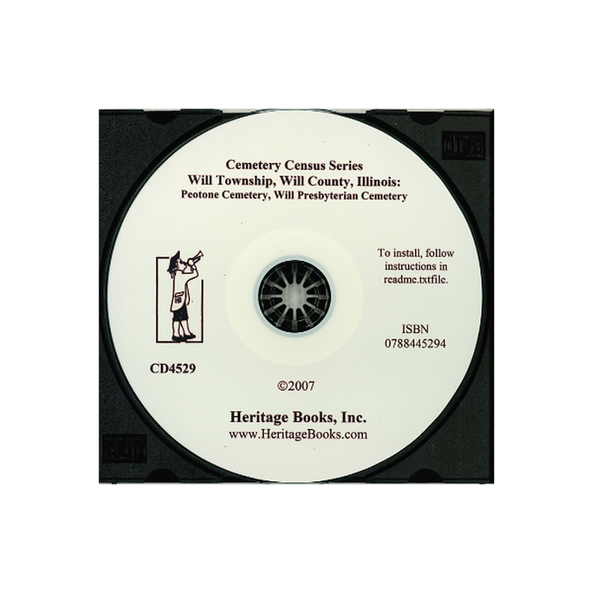 CD-Cemetery Census Series, Will Township, Will County, Illinois: Peotone Cemetery, Will Presbyterian Cemetery