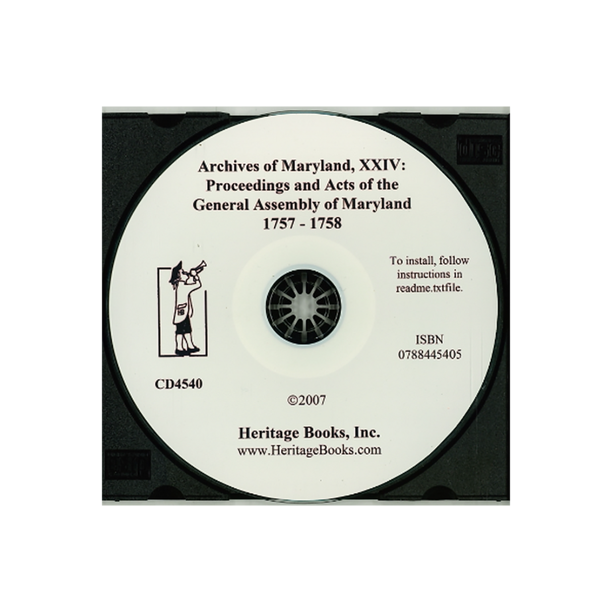 CD-Archives of Maryland, Volume XXIV: Proceedings and Acts of the General Assembly of Maryland, 1757-1758
