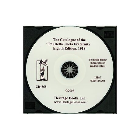 CD-The Catalogue of the Phi Delta Theta Fraternity, Eighth Edition, 1918