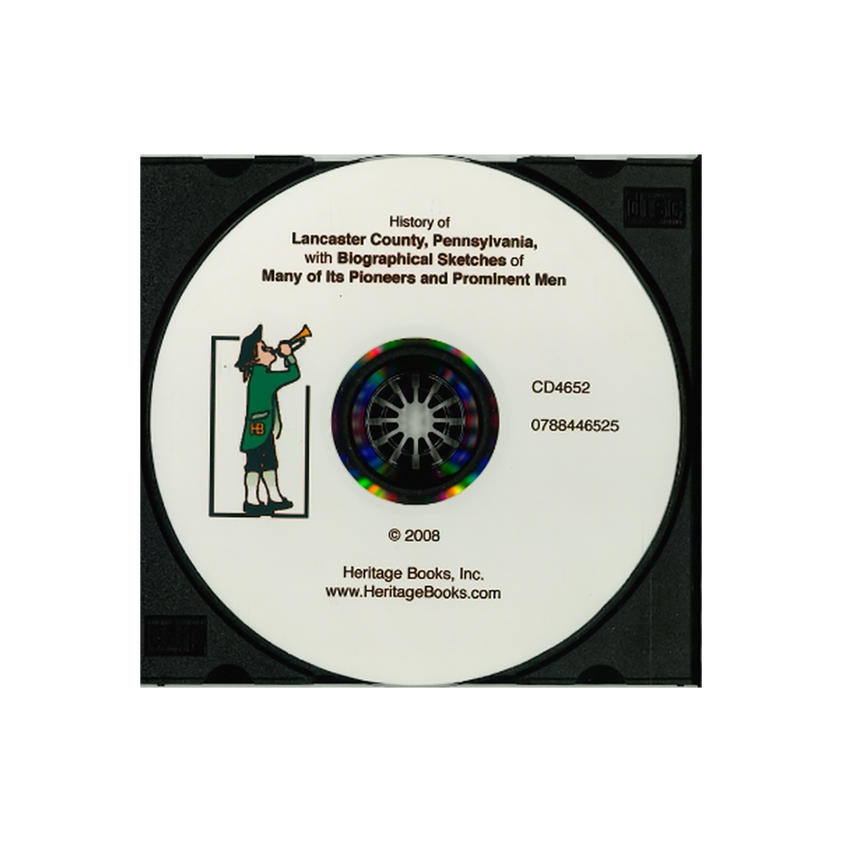 CD-History of Lancaster County, Pennsylvania, with Biographical Sketches of Many of Its Pioneers and Prominent Men