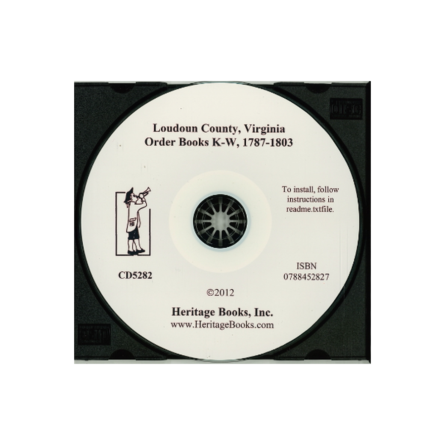 CD-Loudoun County, Virginia Order Books K-W, 1787-1803