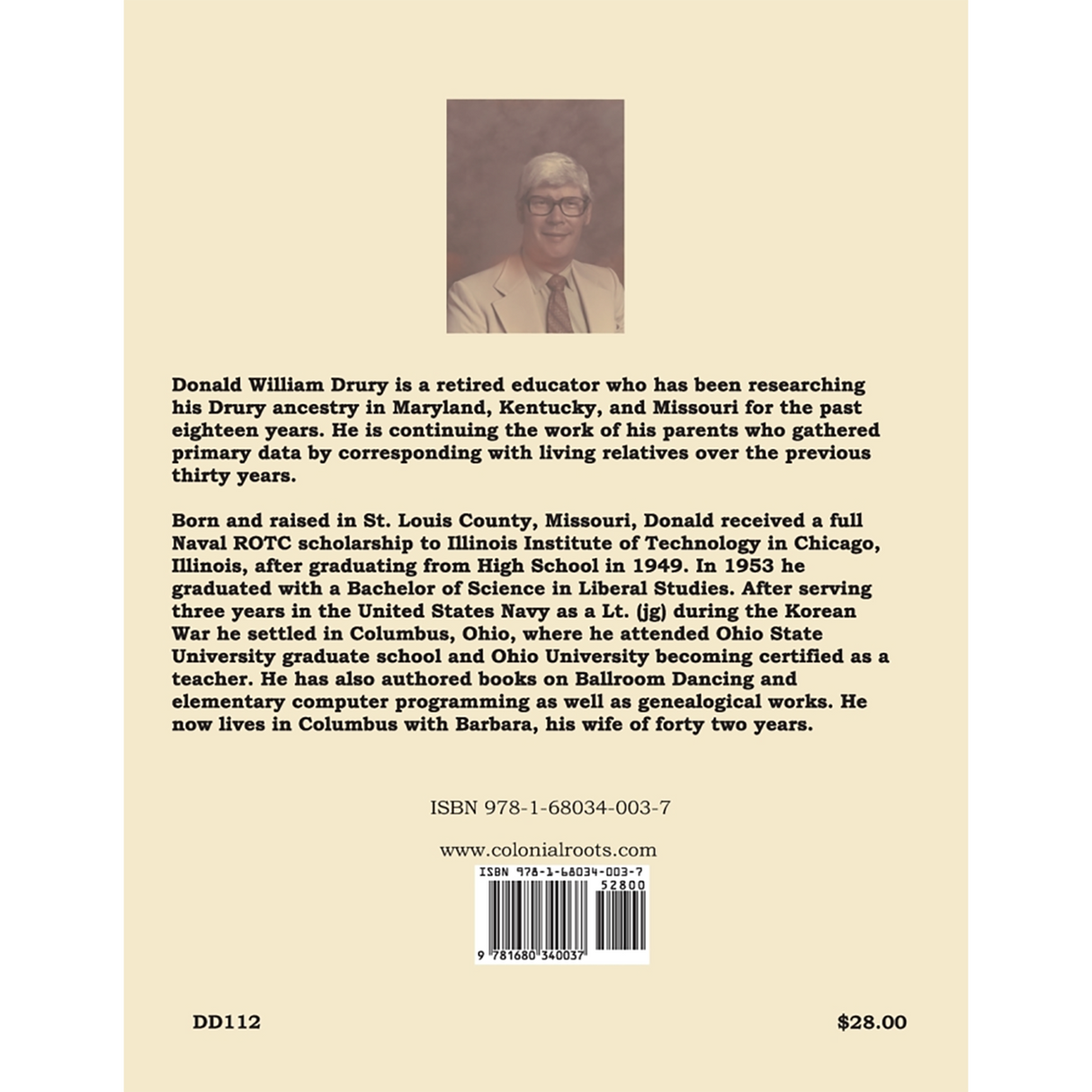 The Brewer Family of Maryland and Descendants in Kentucky and Missouri back cover