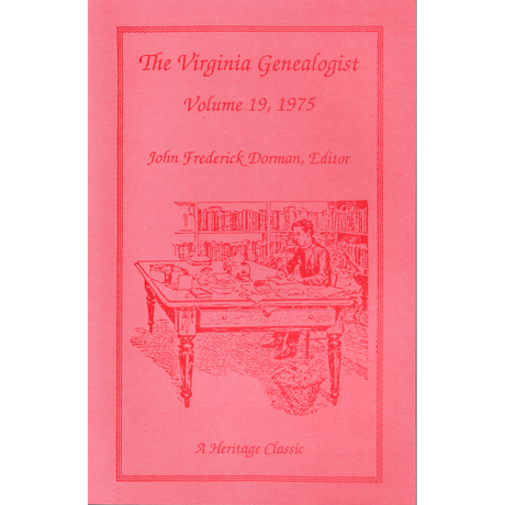 The Virginia Genealogist, Volume 19, 1975