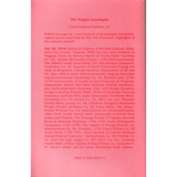 The Virginia Genealogist, Volume 19, 1975 back cover
