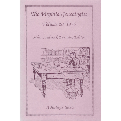 The Virginia Genealogist, Volume 20, 1976