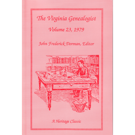 The Virginia Genealogist, Volume 23, 1979