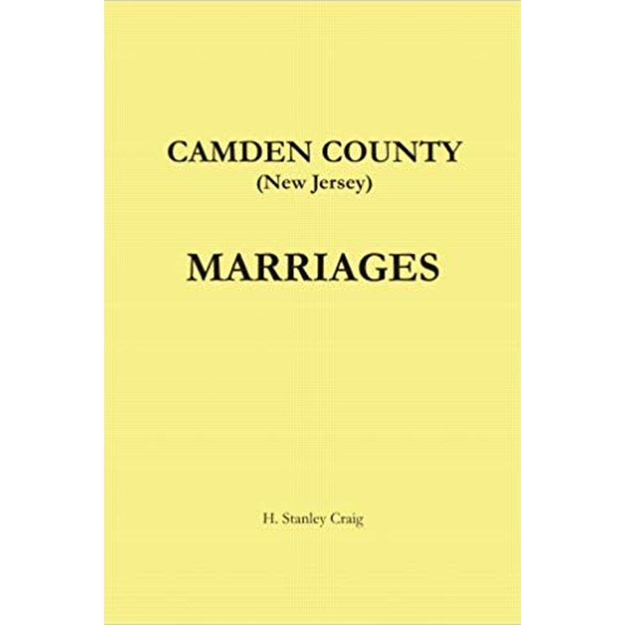 Camden County (New Jersey) Marriages