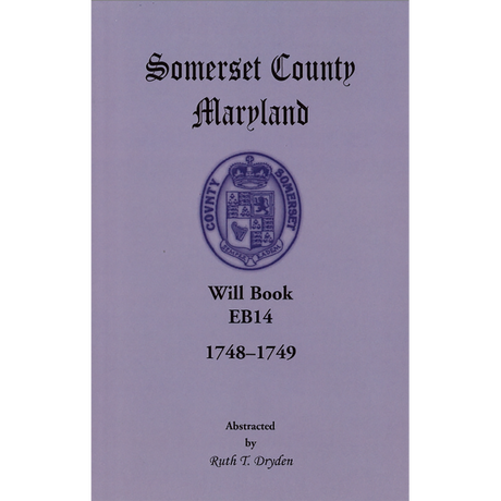 Somerset County, Maryland Will Book EB14, 1748-1749