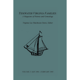 Tidewater Virginia Families: A Magazine of History and Genealogy, Volume 3, May 1994-Feb 1995