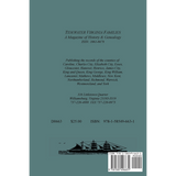 Tidewater Virginia Families: A Magazine of History and Genealogy, Volume 3, May 1994-Feb 1995 back cover