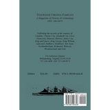 Tidewater Virginia Families: A Magazine of History and Genealogy, Volume 4, May 1995-Feb 1996 back cover