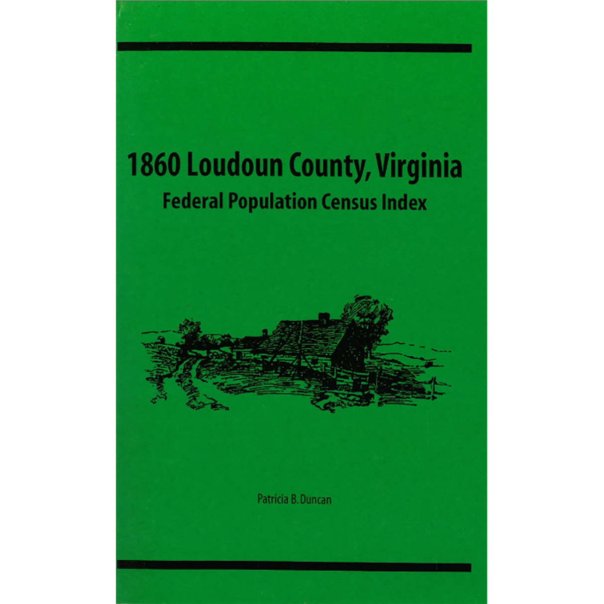 1860 Loudoun County, Virginia Federal Population Census Index