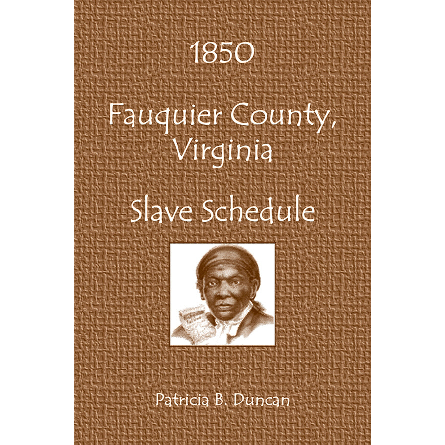 1850 Fauquier County, Virginia, Slave Schedule