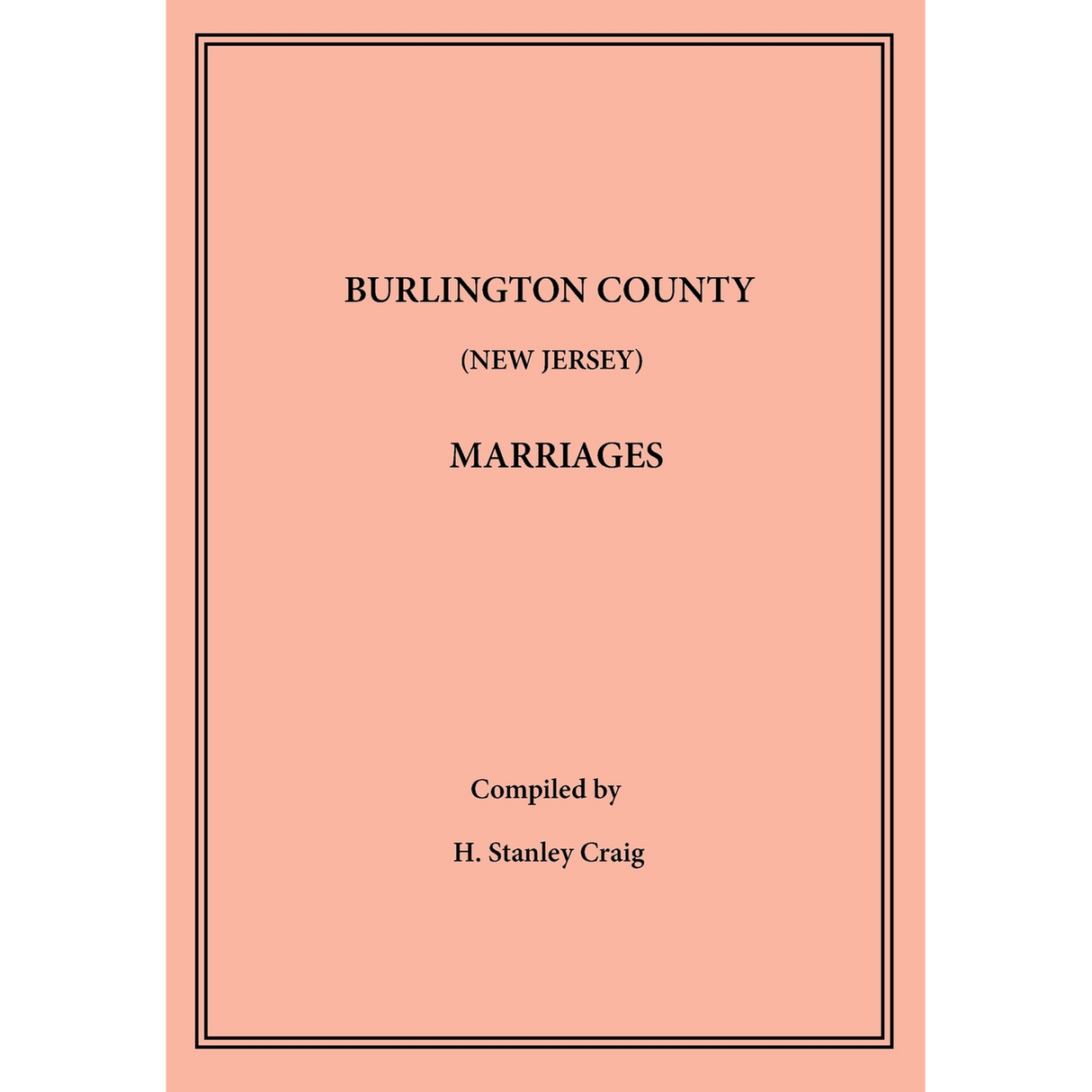 Burlington County (New Jersey) Marriages