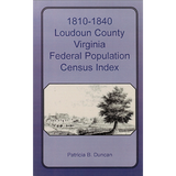 1810-1840 Loudoun County, Virginia Federal Population Census Index