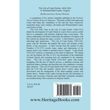 The Life of Cople Parish, 1664-1964 in Westmoreland County, Virginia back cover