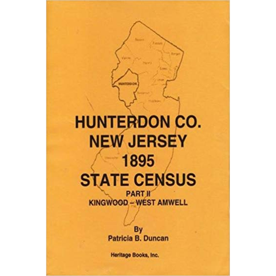 Hunterdon County, New Jersey, 1895 State Census, Part II: Kingwood-West Amwell